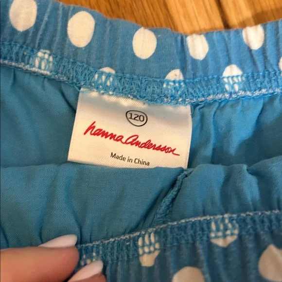 Hanna Andersson Polka Dot Skorts. Size 120 - Picture 3 of 5